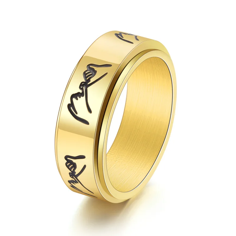 Bxzyrt Anti Anxiety hand in hand Romantic Wedding Couple Rings Stainless Steel For Women Men Valentine Day Anniversary Gift
Bxzyrt Anti Anxiety hand in hand Romantic Wedding Couple Rings Stainless Steel For Women Men Valentine Day Anniversary Gift
