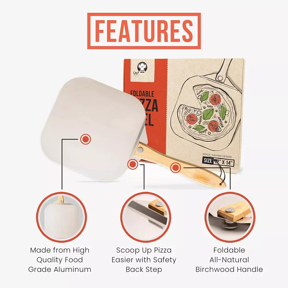 Aluminum Pizza Peel Shovel with Wooden Handle Cake Shovel Baking Tools Cheese Cutter Peels Lifter Tool Pizza Shovel
Aluminum Pizza Peel Shovel with Wooden Handle Cake Shovel Baking Tools Cheese Cutter Peels Lifter Tool Pizza Shovel
