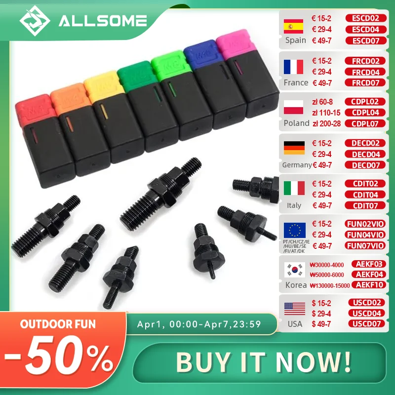 Резьбовая оправка для заклепки ALLSOME M3-M12
Резьбовая оправка для заклепки ALLSOME M3-M12