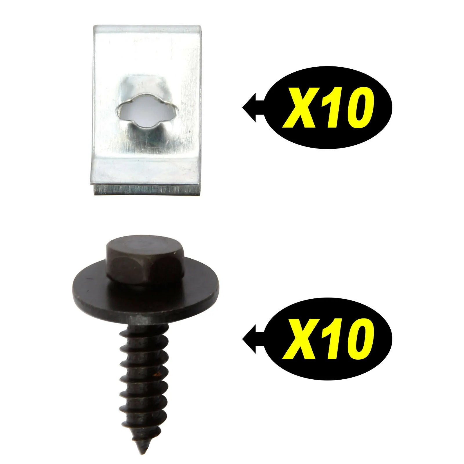 For BMW Chassis Guard Screws Bolt Nut Car Dashboard Panel Fender Fastener High Quality Metal U-Type Clip 20pcs
For BMW Chassis Guard Screws Bolt Nut Car Dashboard Panel Fender Fastener High Quality Metal U-Type Clip 20pcs