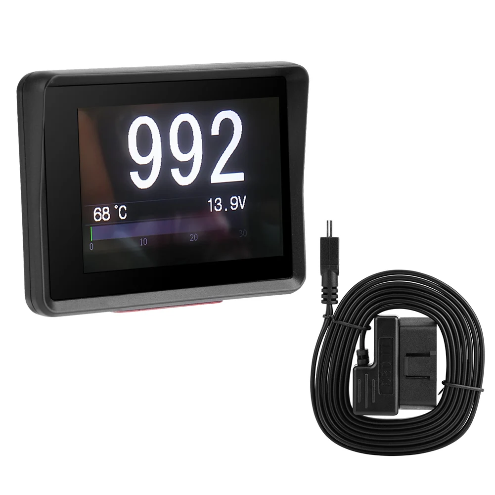 Car OBD Multi-Function Meter Digital Temperature Voltage Speed HUD Display Multi-Function Multi-Function
Car OBD Multi-Function Meter Digital Temperature Voltage Speed HUD Display Multi-Function Multi-Function
