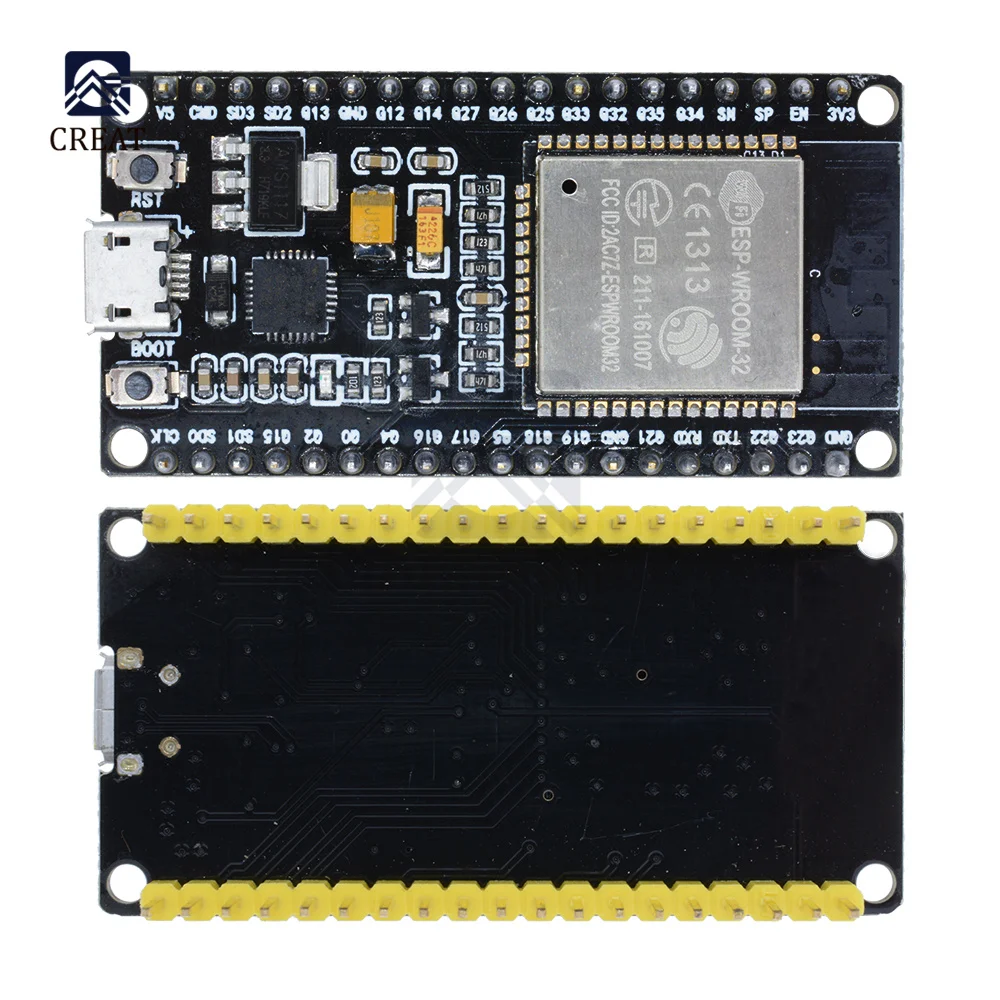 ESP32 ESP-32 Development Board Wireless WiFi Bluetooth Dual Core CP2104 Filters Power Module 2.4GHz RF For Arduino Nodemcu 
ESP32 ESP-32 Development Board Wireless WiFi Bluetooth Dual Core CP2104 Filters Power Module 2.4GHz RF For Arduino Nodemcu
