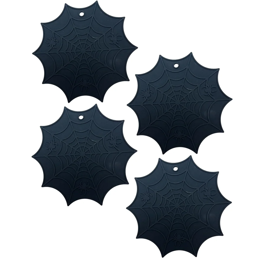 4pcs Insulation Pad Non-slip Spider Web Decorative Heat-proof Insulation Pad Cup Mat Coaster for Party Home 
4pcs Insulation Pad Non-slip Spider Web Decorative Heat-proof Insulation Pad Cup Mat Coaster for Party Home