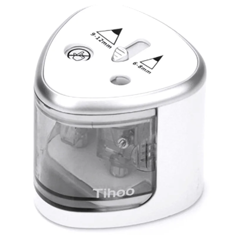 Tihoo Pencil Sharpener Electric Automatic Metal USB Stationery School Office Home Outdoor Art Supplies Black Blade Cut 
Tihoo Pencil Sharpener Electric Automatic Metal USB Stationery School Office Home Outdoor Art Supplies Black Blade Cut