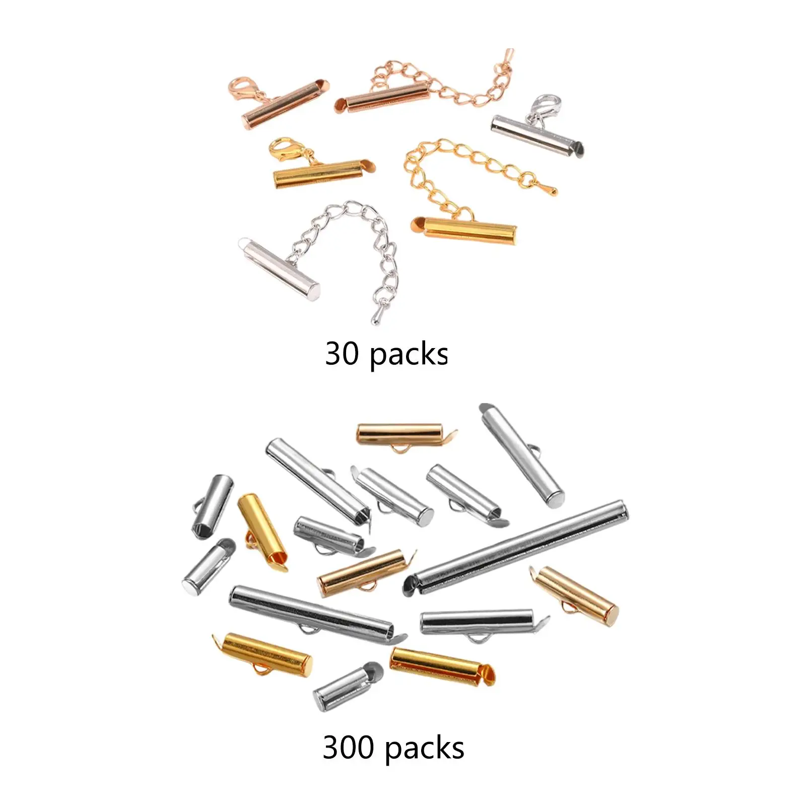 Slide On End Clasp Tubes Slider End Caps Iron End Connector Slider Clasp for DIY Crafts Pendant Findings Earrings Tools
Slide On End Clasp Tubes Slider End Caps Iron End Connector Slider Clasp for DIY Crafts Pendant Findings Earrings Tools