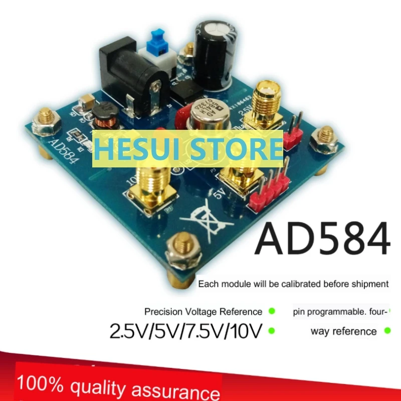 AD584 voltage reference 2.5V/5V/7.5V/10V high-precision reference voltage source voltmeter correction
AD584 voltage reference 2.5V/5V/7.5V/10V high-precision reference voltage source voltmeter correction