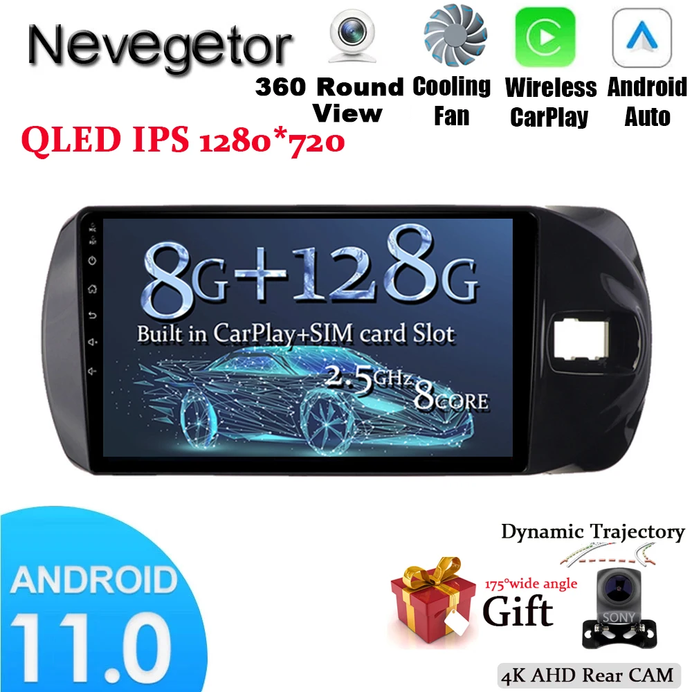 Автомобильный мультимедийный плеер радио видео для Toyota Vitz 3 XP130 2014 - 2019 RHD Android 11 навигация GPS сенсорный экран Авторадио аудио
Автомобильный мультимедийный плеер радио видео для Toyota Vitz 3 XP130 2014 - 2019 RHD Android 11 навигация GPS сенсорный экран Авторадио аудио