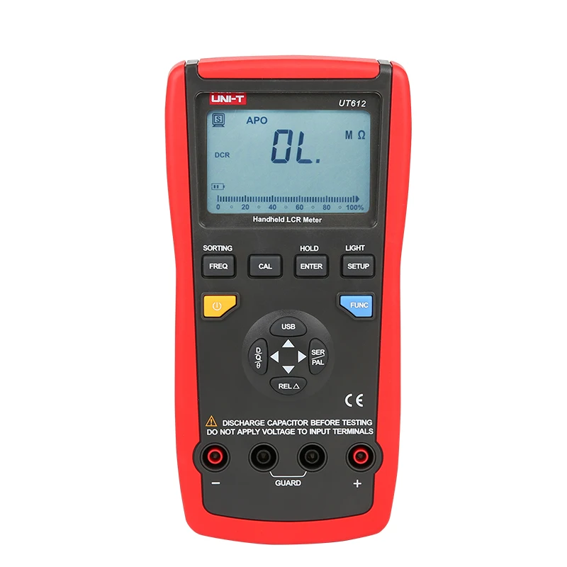 Insider UT612 Auto Range 20000 Count LCR Digital Bridge Table Inductance Capacitance Resistance Frequency Tester
Insider UT612 Auto Range 20000 Count LCR Digital Bridge Table Inductance Capacitance Resistance Frequency Tester