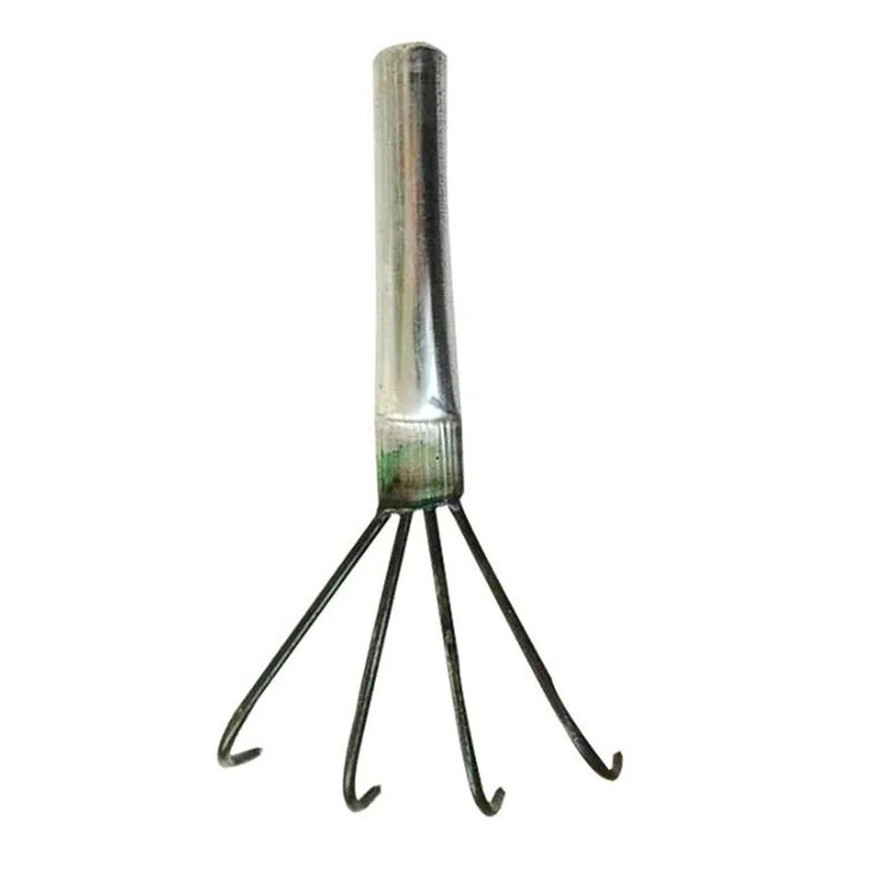 Peanut Harrow with Iron Handle Four-tooth Rake Agricultural Garden Tools Straw Harrow Garden Tool Scarification Tool
Peanut Harrow with Iron Handle Four-tooth Rake Agricultural Garden Tools Straw Harrow Garden Tool Scarification Tool