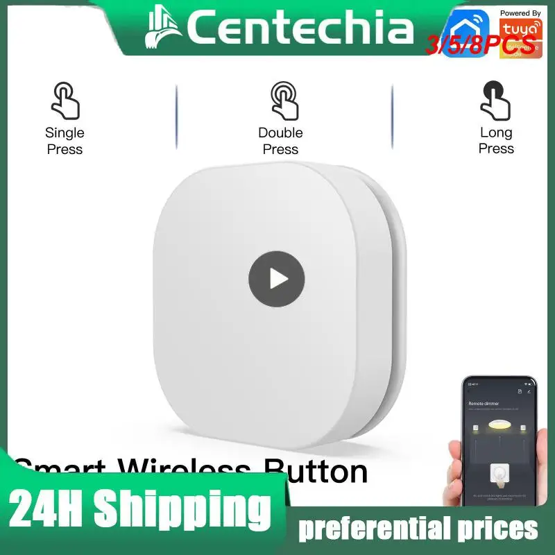 3/5/8PCS Smart Home Smart Switch Automation Scenario Wireless Remote One Key Control Long Press Dimming Switch Smart House
3/5/8PCS Smart Home Smart Switch Automation Scenario Wireless Remote One Key Control Long Press Dimming Switch Smart House