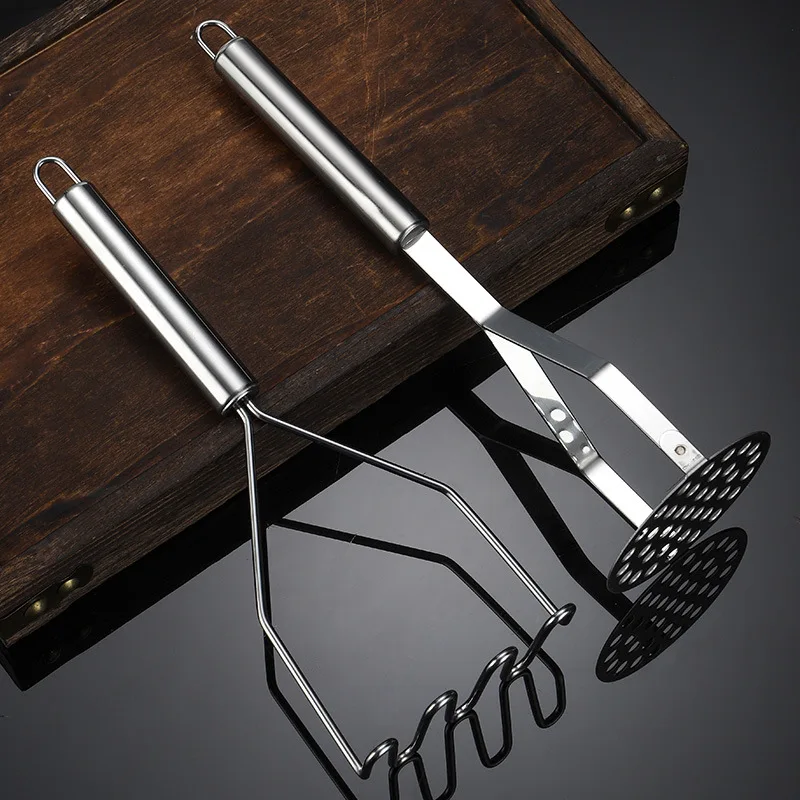Stainless Steel Potato Masher Manual Fruit Vegetable Pressure Mud Machine Kitchen Children Food Crusher Complementary Gadget
Stainless Steel Potato Masher Manual Fruit Vegetable Pressure Mud Machine Kitchen Children Food Crusher Complementary Gadget