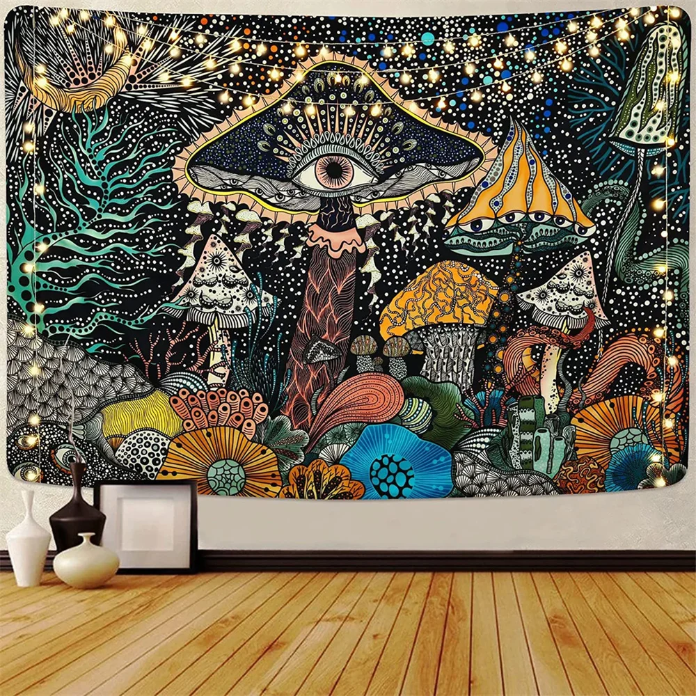 Magic Mushroom Tapestry Psychedelic Bohemian Hippie Sea Plants Tapestry Wall Hanging Tapestry Aesthetic Decoration Bedroom Tazip
Magic Mushroom Tapestry Psychedelic Bohemian Hippie Sea Plants Tapestry Wall Hanging Tapestry Aesthetic Decoration Bedroom Tazip