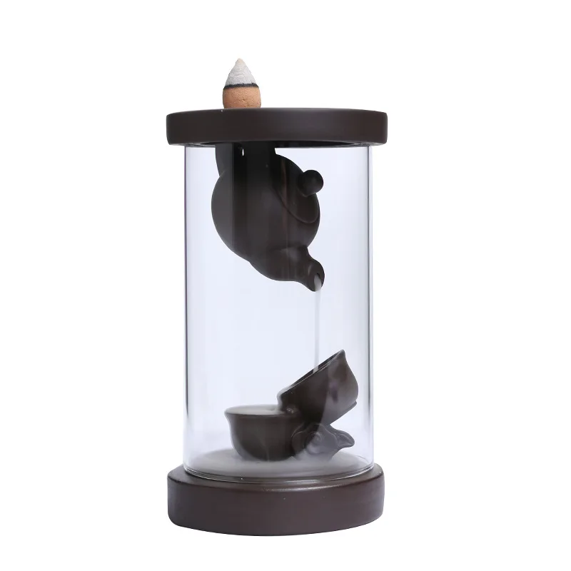 Backflow Incense Burners With Reflux Smoke Waterfall Decoration Home Decor Censer Holder for Incense Stand Sticks Decoraction
Backflow Incense Burners With Reflux Smoke Waterfall Decoration Home Decor Censer Holder for Incense Stand Sticks Decoraction