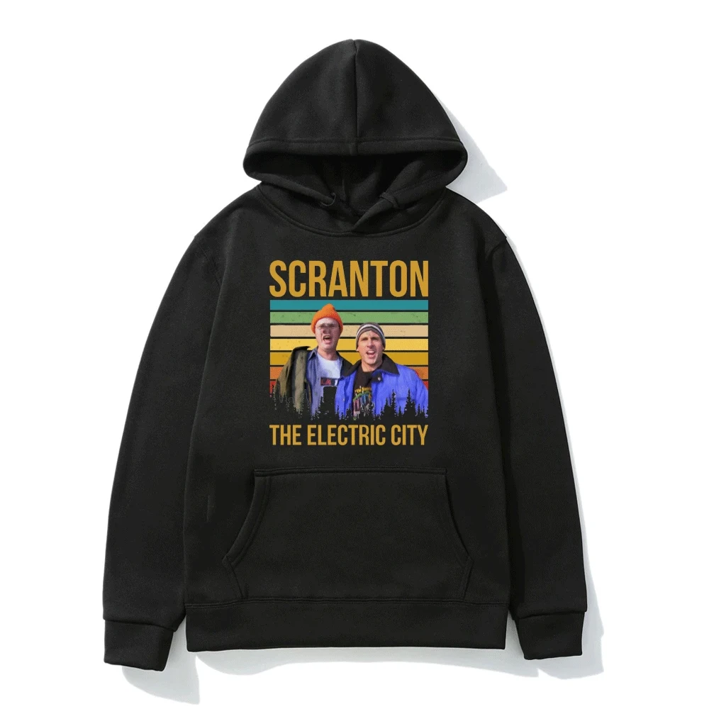 

The Office Dunder Mifflin Dwight Tv Show Scranton print hoodie for men Street hip-hop fashion pullover Fleece sweatshirt male