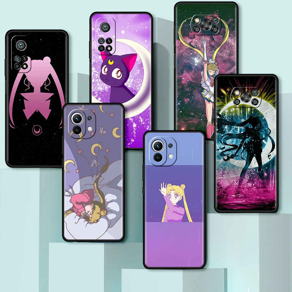 Funda For Xiaomi Mi 11 Lite 5G NE 12 11T Pro Note 10 10T 12X 9T Black Soft Phone Cover Silicone Back Cover Sailor Moon Anime Sac
Funda For Xiaomi Mi 11 Lite 5G NE 12 11T Pro Note 10 10T 12X 9T Black Soft Phone Cover Silicone Back Cover Sailor Moon Anime Sac