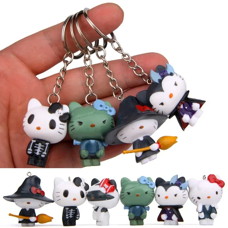 Sanrio Hello Kitty брелок аниме мультфильм милый KT Cat Рождественский рюкзак кулон