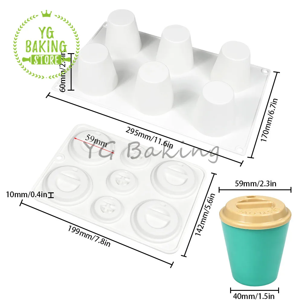 Dorica силиконовая форма для торта "кофейная чашка"
Dorica силиконовая форма для торта "кофейная чашка"