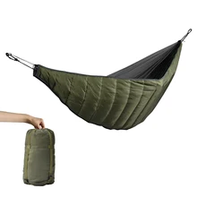 Camping Cotton Hammock Portable Outdoor Warm Sleeping Bag Multifunctional Hammock Blanket for Hiking Picnic Backyard Patio