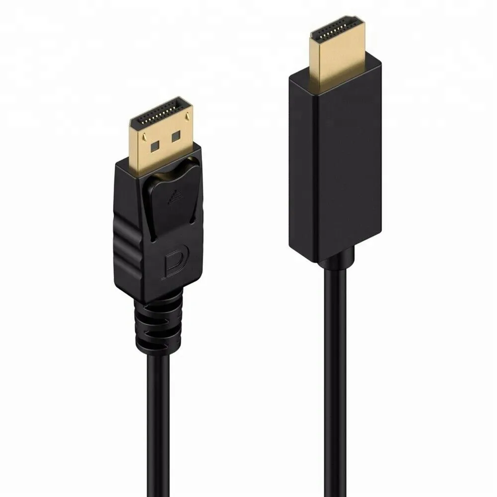 Port To HDMI-compatible Cable Male To Male Adapter Gold-Plated Cord For Lenovo Dell Computer Accessory
Port To HDMI-compatible Cable Male To Male Adapter Gold-Plated Cord For Lenovo Dell Computer Accessory