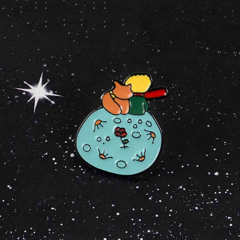 Cartoon The Little Prince Brooch Pin Cute Le Petit Prince Enamel Badge Pins Metal Brooches Backpack Bag Buttoon Jewelry Gift
Cartoon The Little Prince Brooch Pin Cute Le Petit Prince Enamel Badge Pins Metal Brooches Backpack Bag Buttoon Jewelry Gift