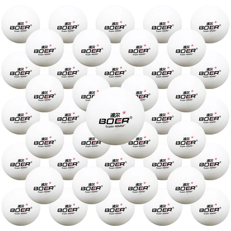 Boer 1 Star Table Tennis Balls 40+ New Material ABS Plastic Professional Ping Pong Ball for Training Machine 20/50/100 Pieces
Boer 1 Star Table Tennis Balls 40+ New Material ABS Plastic Professional Ping Pong Ball for Training Machine 20/50/100 Pieces
