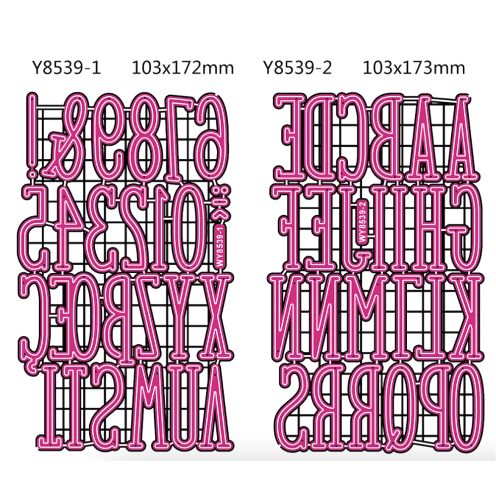 New Arrival Alphabet Number Frame Metal Cutting Dies for Diy Craft Making Greeting Card Scrapbooking Decoration Molds Template
New Arrival Alphabet Number Frame Metal Cutting Dies for Diy Craft Making Greeting Card Scrapbooking Decoration Molds Template