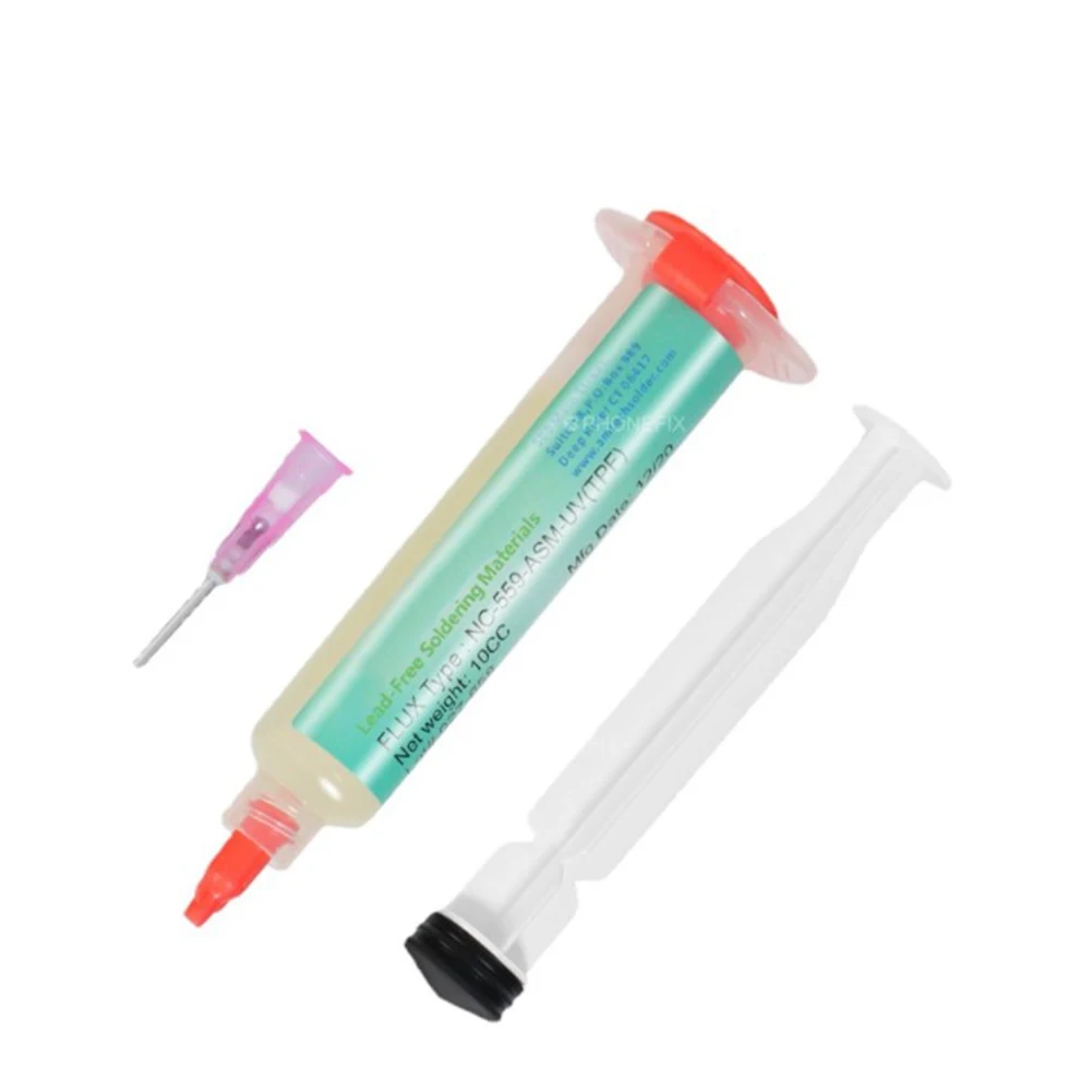 Solder Paste 100% Original AMTECH NC-559-ASM BGA PGA PCB No-Clean Welding Flux Lead-free Grease 10cc Soldering Fluxo De Solda
Solder Paste 100% Original AMTECH NC-559-ASM BGA PGA PCB No-Clean Welding Flux Lead-free Grease 10cc Soldering Fluxo De Solda