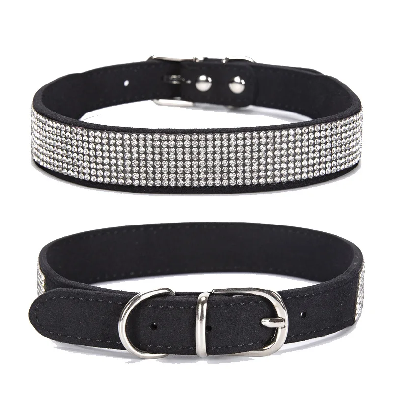 Comfortable Fiber Crystal Dog Collar Glitter Rhinestone Dog Collars Zinc Alloy Buckle Collar Dogs Cats pet
Comfortable Fiber Crystal Dog Collar Glitter Rhinestone Dog Collars Zinc Alloy Buckle Collar Dogs Cats pet