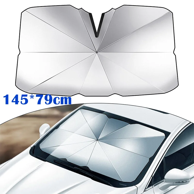 145*79cm Car Sun Shade Protector Parasol Auto Front Windshield Sunshade Covers Protector Interior Windshield Accessories
145*79cm Car Sun Shade Protector Parasol Auto Front Windshield Sunshade Covers Protector Interior Windshield Accessories