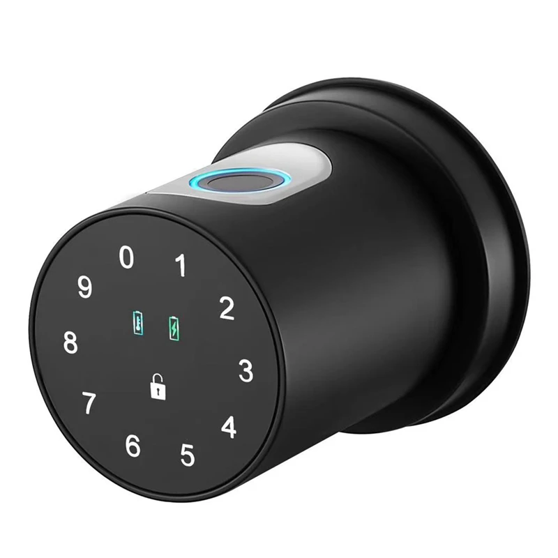 1Set Fingerprint Door Knob Lock Biometric Door Knob With Keypad For Bedroom Office Interior Door
1Set Fingerprint Door Knob Lock Biometric Door Knob With Keypad For Bedroom Office Interior Door