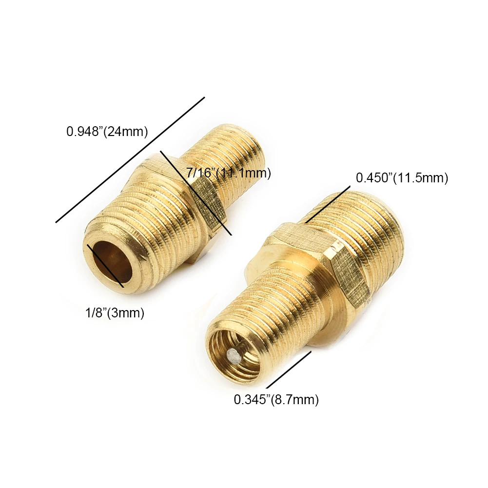 2pcs 1/8\\\" NPT Solid Brass Air Compressor Tank Fill Valve Hexagonal Valves Parts Car Wheel Tires Valves Copper Valve
2pcs 1/8\\\" NPT Solid Brass Air Compressor Tank Fill Valve Hexagonal Valves Parts Car Wheel Tires Valves Copper Valve