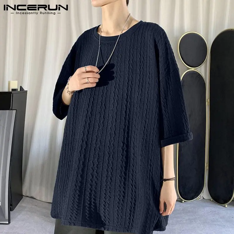 Стильная новая мужская однотонная универсальная простая Camiseta модная повседневная свободная Удобная футболка с рукавом до локтя женские то...
Стильная новая мужская однотонная универсальная простая Camiseta модная повседневная свободная Удобная футболка с рукавом до локтя женские то...