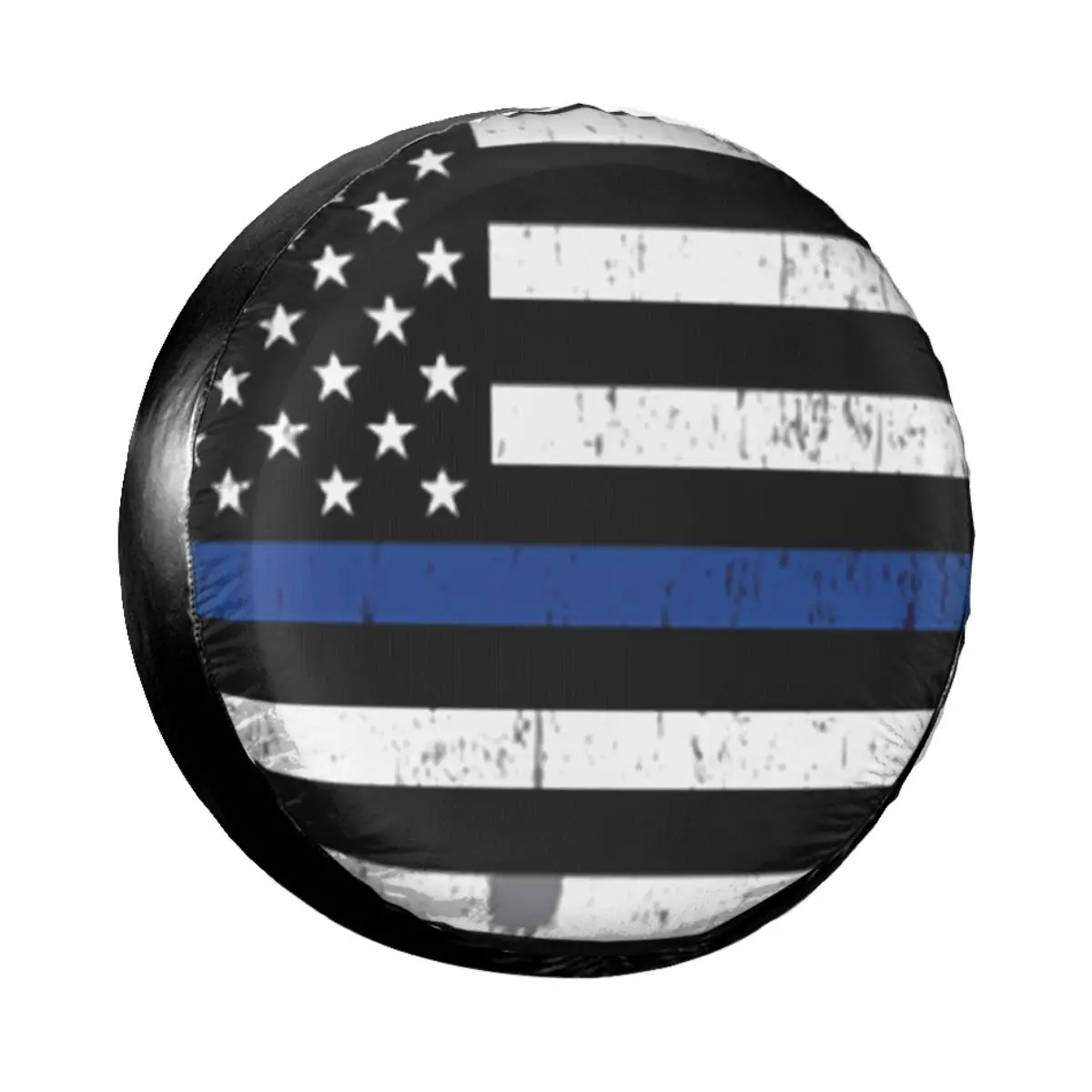 Hitamus Thin Blue Line American Flag Spare Tire Cover for Jeep Mitsubishi USA Freedom Car Wheel Protectors 14" 15" 16" 17" Inch
Hitamus Thin Blue Line American Flag Spare Tire Cover for Jeep Mitsubishi USA Freedom Car Wheel Protectors 14" 15" 16" 17" Inch
