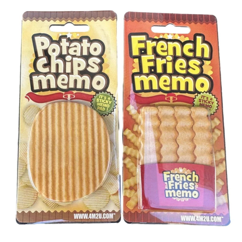 Kawaii's Personalized and Creative Potatoes Chips and Chips Style Memo Paper Notepad Label Sticker Office Items
Kawaii's Personalized and Creative Potatoes Chips and Chips Style Memo Paper Notepad Label Sticker Office Items