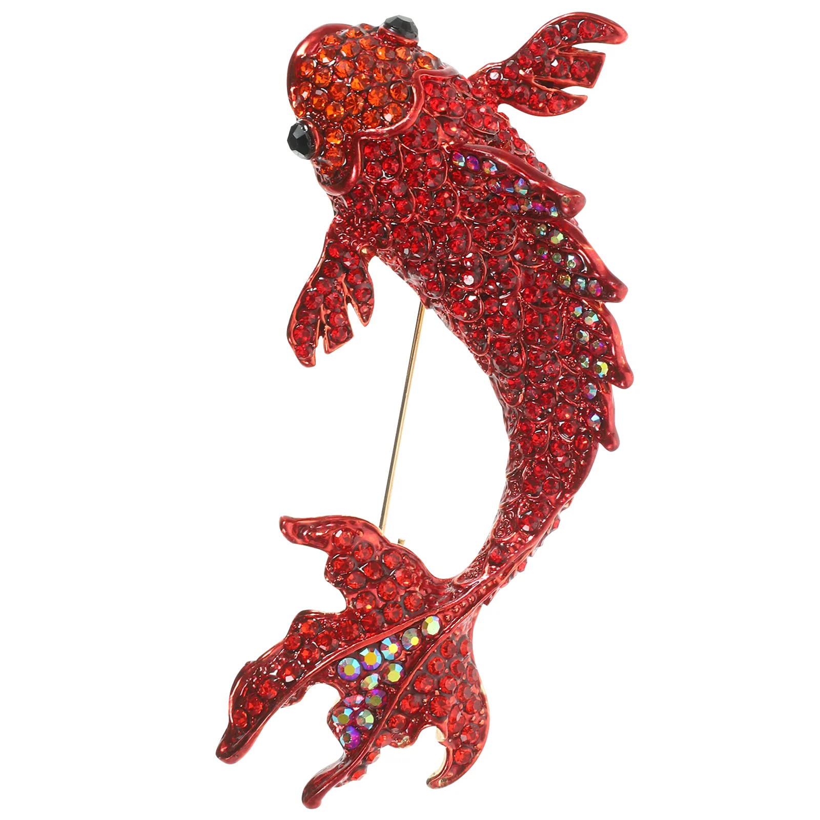 Women Clothes Brooch Koi Carp Coat Lapel Pin Fish Rhinestone Jewelry Miss Aesthetic Hat Brooches 
Women Clothes Brooch Koi Carp Coat Lapel Pin Fish Rhinestone Jewelry Miss Aesthetic Hat Brooches