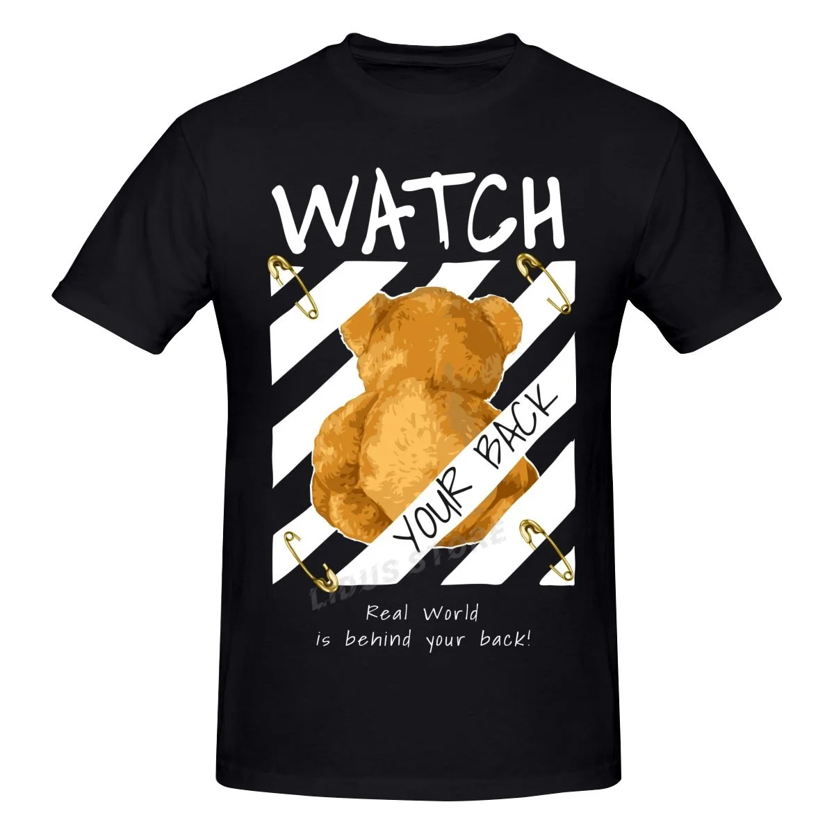 Watch Your Back Teddy Bear Sitting Back With Secure Pins T shirts Harajuku Short Sleeve T-shirt Graphics Tshirt Brands Tee Tops
Watch Your Back Teddy Bear Sitting Back With Secure Pins T shirts Harajuku Short Sleeve T-shirt Graphics Tshirt Brands Tee Tops