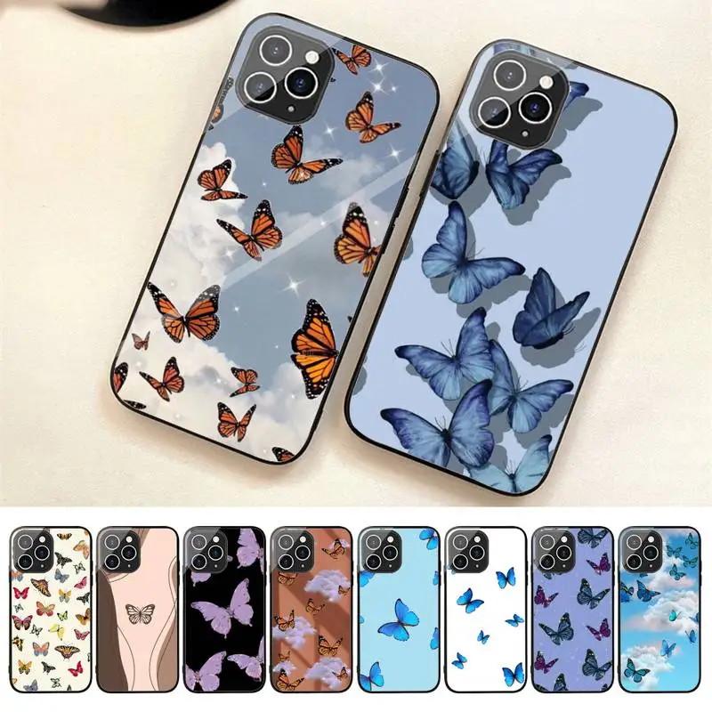 Animal Butterfly Phone Case For Iphone 7 8 Plus X Xr Xs 11 12 13 Se2020 Mini 14 Pro Max Tempered Glass Fundas
Animal Butterfly Phone Case For Iphone 7 8 Plus X Xr Xs 11 12 13 Se2020 Mini 14 Pro Max Tempered Glass Fundas