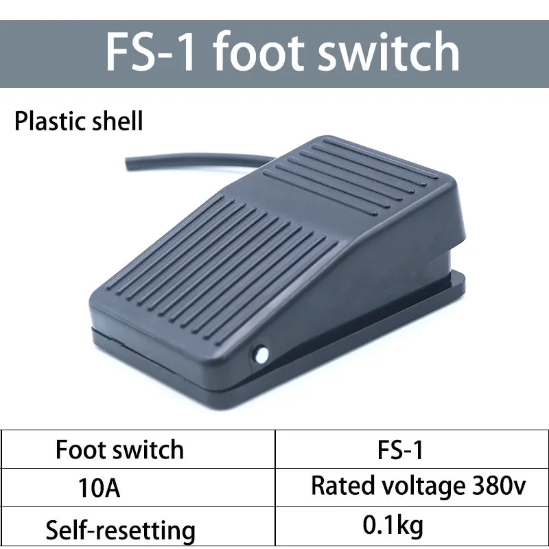 FS-1 TFS Непрокладной мгновенный педальный выключатель 10A 250V - 380V, контроллер электрического педали с формой корпуса для промышленной техники"。
FS-1 TFS Непрокладной мгновенный педальный выключатель 10A 250V - 380V, контроллер электрического педали с формой корпуса для промышленной техники"。