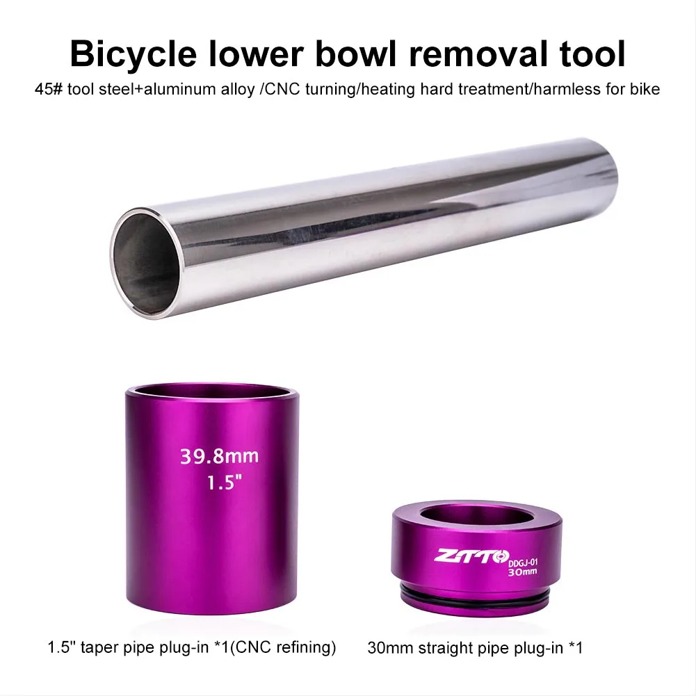 Bicycle Headset Cup Removal Tool Alloy Steel Bowl Headset Cup Disassembly Tool Bike Bottom Bracket Press-in Repair Tool
Bicycle Headset Cup Removal Tool Alloy Steel Bowl Headset Cup Disassembly Tool Bike Bottom Bracket Press-in Repair Tool