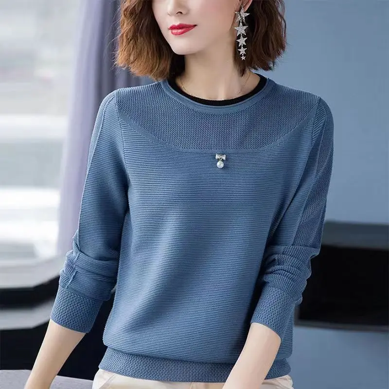 Spring And Autumn Women's New Sweater Fashion Casual Loose And Versatile Solid Color Women's Long Sleeved Sweater
Spring And Autumn Women's New Sweater Fashion Casual Loose And Versatile Solid Color Women's Long Sleeved Sweater
