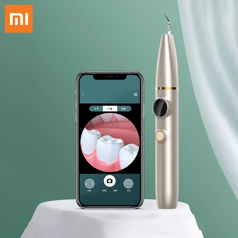 

Xiaomi Youpin Teeth Whitening Machine Electric Tartar Remover Tooth Cleaner Tartar Remover Usb Charging Ultrasonic Cleaning Oral