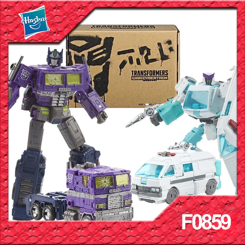 Hasbro Transformers Generations Selects WFC-GS17 Shattered Glass Ratchet Optimus Prime 2 Pack War for Cybertron Toys Gift F0859
Hasbro Transformers Generations Selects WFC-GS17 Shattered Glass Ratchet Optimus Prime 2 Pack War for Cybertron Toys Gift F0859