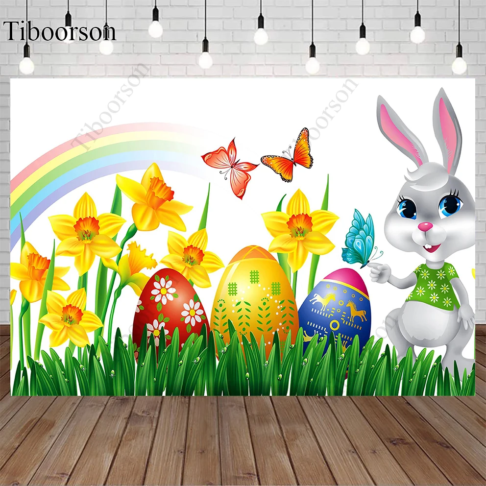 Easter Backdrops for Photography Spring Bunny Rainbow Grass Floral Photo Background Baby Kid Party Decoration Photo Studio Props
Easter Backdrops for Photography Spring Bunny Rainbow Grass Floral Photo Background Baby Kid Party Decoration Photo Studio Props