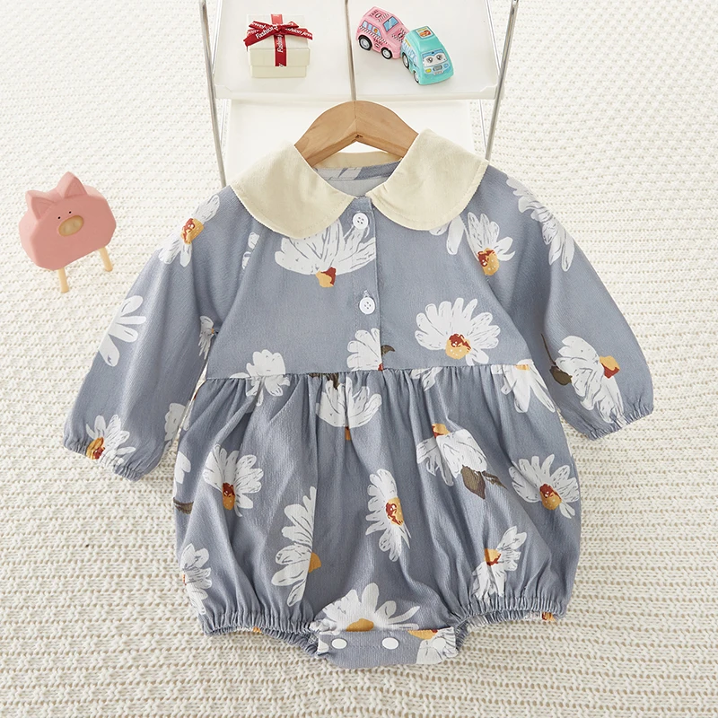Kids Baby Girl Rompers Baby Girl Long Sleeves Corduroy Printing Rompers Spring Baby Girl Newborn Rompers Clothes 0-3Yrs
Kids Baby Girl Rompers Baby Girl Long Sleeves Corduroy Printing Rompers Spring Baby Girl Newborn Rompers Clothes 0-3Yrs