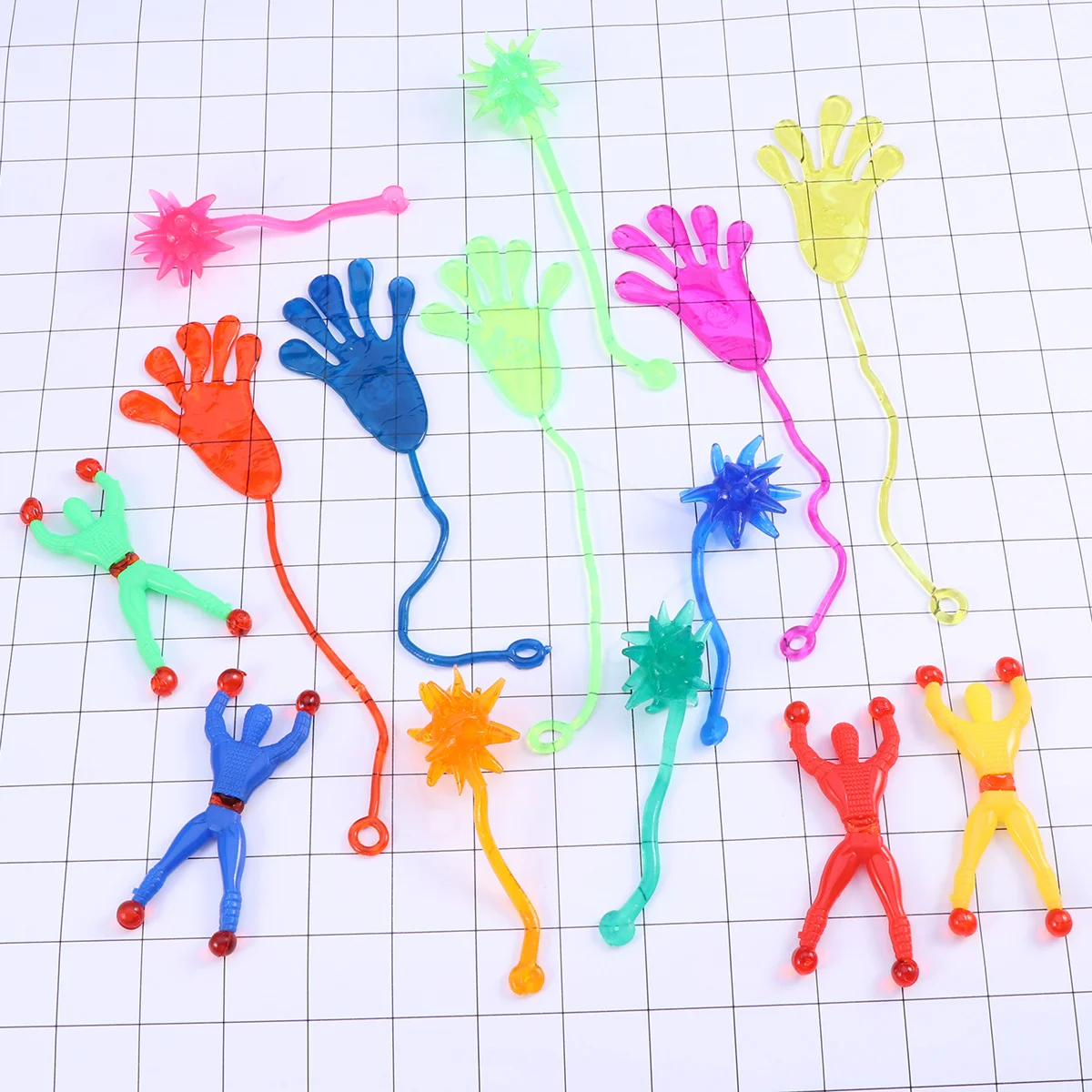 72 Pcs Kids Children Stretchy Sticky Set Including 24 Sticky Hands 24 Sticky Hammers
72 Pcs Kids Children Stretchy Sticky Set Including 24 Sticky Hands 24 Sticky Hammers
