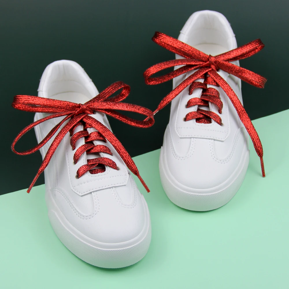 17 Colors Glitter Flat Shoe Laces Double-layer Thick And Wear-resistant Colorful Shoelaces Used For Casual Shoes Shoelace
17 Colors Glitter Flat Shoe Laces Double-layer Thick And Wear-resistant Colorful Shoelaces Used For Casual Shoes Shoelace