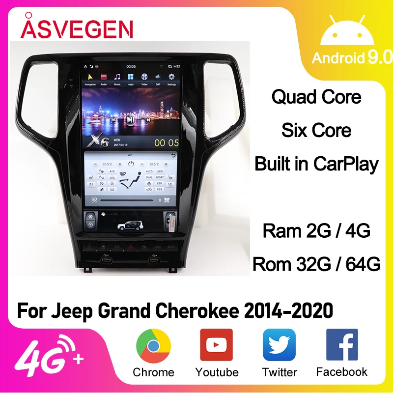 13,6 ''Автомобильный мультимедийный стерео CarPlay для Jeep Grand Cherokee 2014-2020 экран Android 9,0 навигационный плеер интеллектуальная система
13,6 ''Автомобильный мультимедийный стерео CarPlay для Jeep Grand Cherokee 2014-2020 экран Android 9,0 навигационный плеер интеллектуальная система