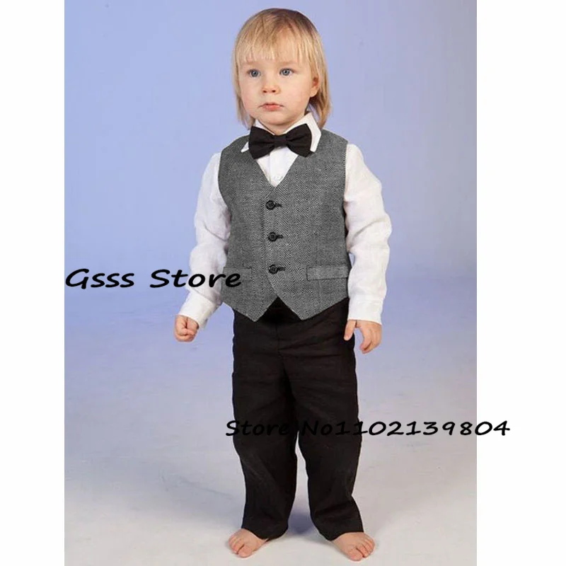 Boys Vest Suit Retro V Neck Jacket Herringbone Kids Waistcoat Wool Vest Slim Fit Summer Fashion Coat colete
Boys Vest Suit Retro V Neck Jacket Herringbone Kids Waistcoat Wool Vest Slim Fit Summer Fashion Coat colete