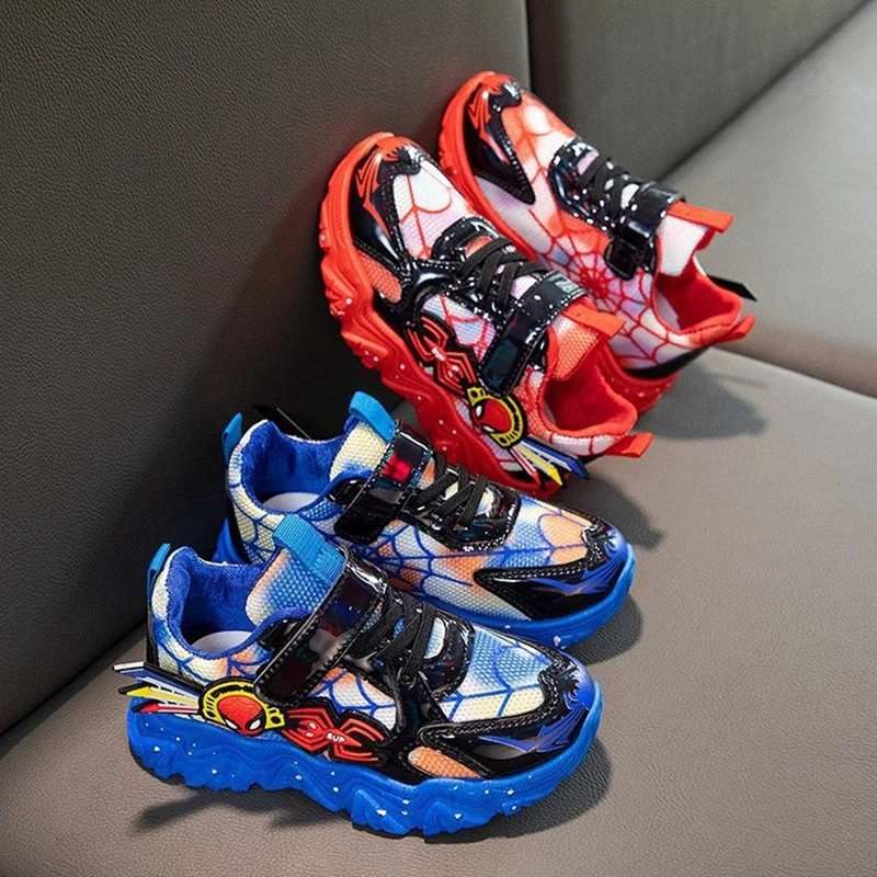 Children Casual Shoes Boy Sneaker Cartoon Spiderman Print Girl Running Shoes Anti-slippery Sport Tenis Infantil Breathable 26-37
Children Casual Shoes Boy Sneaker Cartoon Spiderman Print Girl Running Shoes Anti-slippery Sport Tenis Infantil Breathable 26-37
