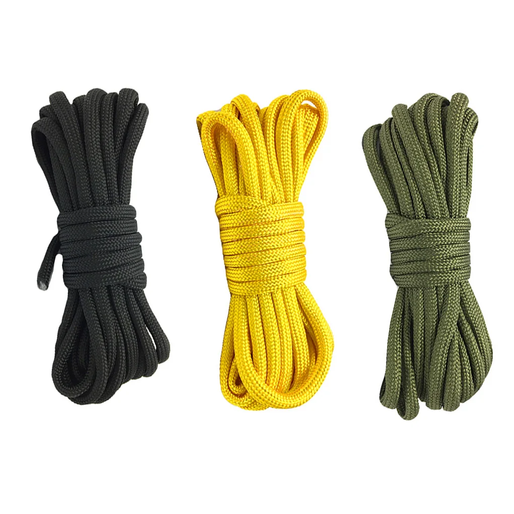 Parachute Rope Outdoor Camping Survival 7-cord Braided 4mm Diameter 10 Meter Parachute Cord Army Green
Parachute Rope Outdoor Camping Survival 7-cord Braided 4mm Diameter 10 Meter Parachute Cord Army Green